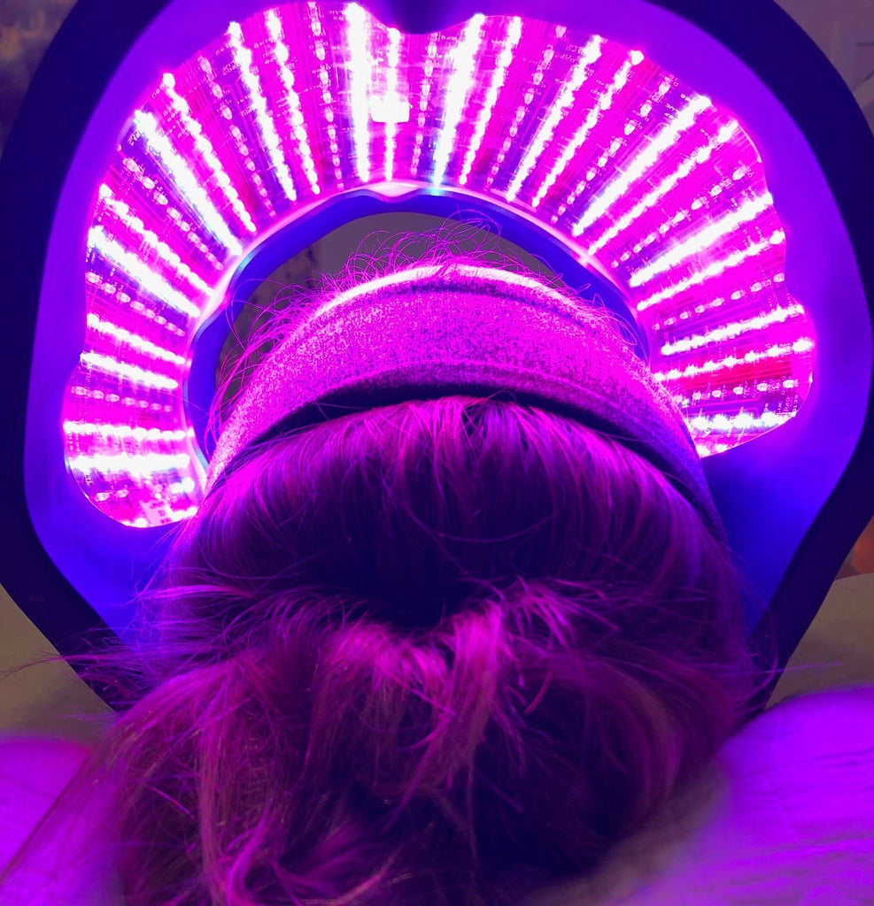 LED Light Therapy + Amethyst Bed Detox Sauna